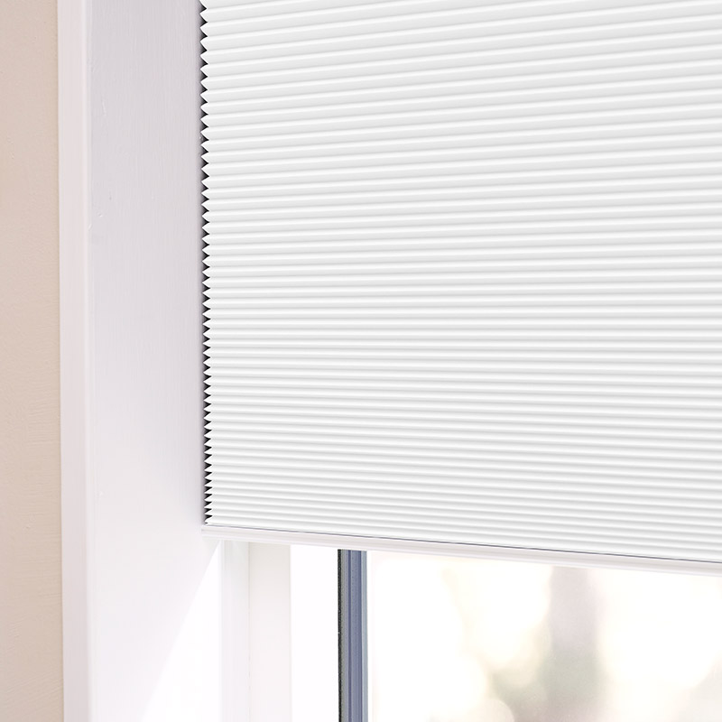 Plisségardin easylift m/greb Modehvid - Dobbeltlag