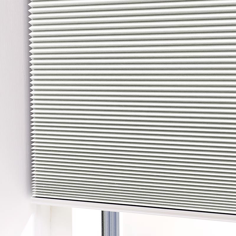 Plisségardin easylift m/greb Modehvid - Enkeltlag