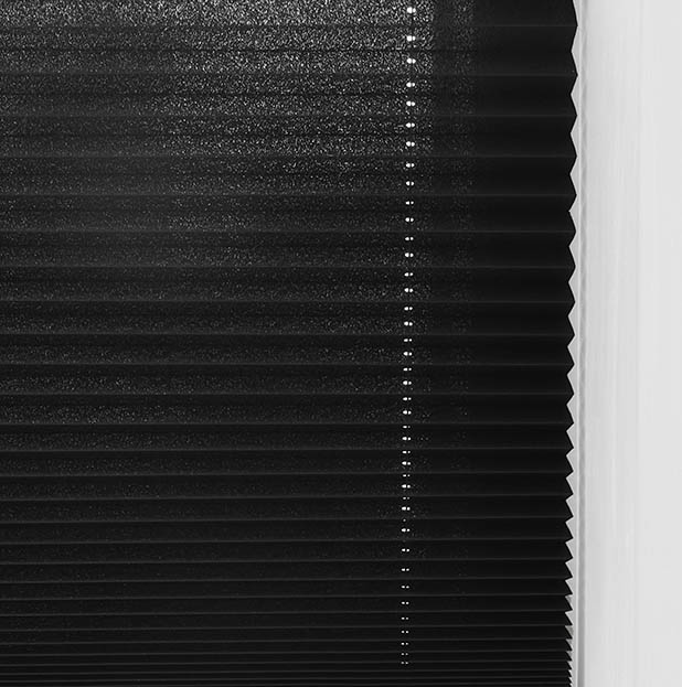 Xpress plisségardin up and down  Sort