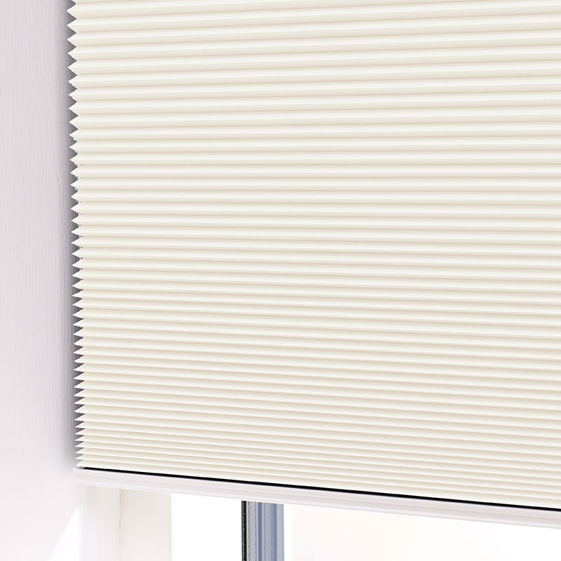 Plisségardin easylift m/greb Creme - Dobbeltlag
