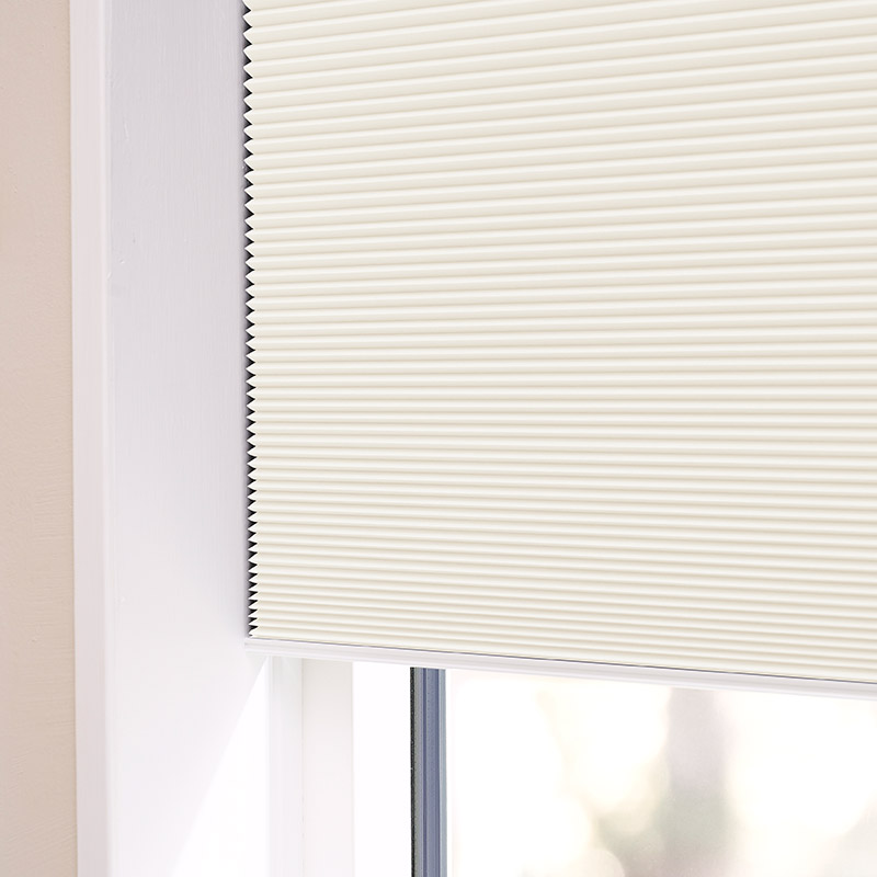 Plisségardin easylift m/greb Creme - Dobbeltlag