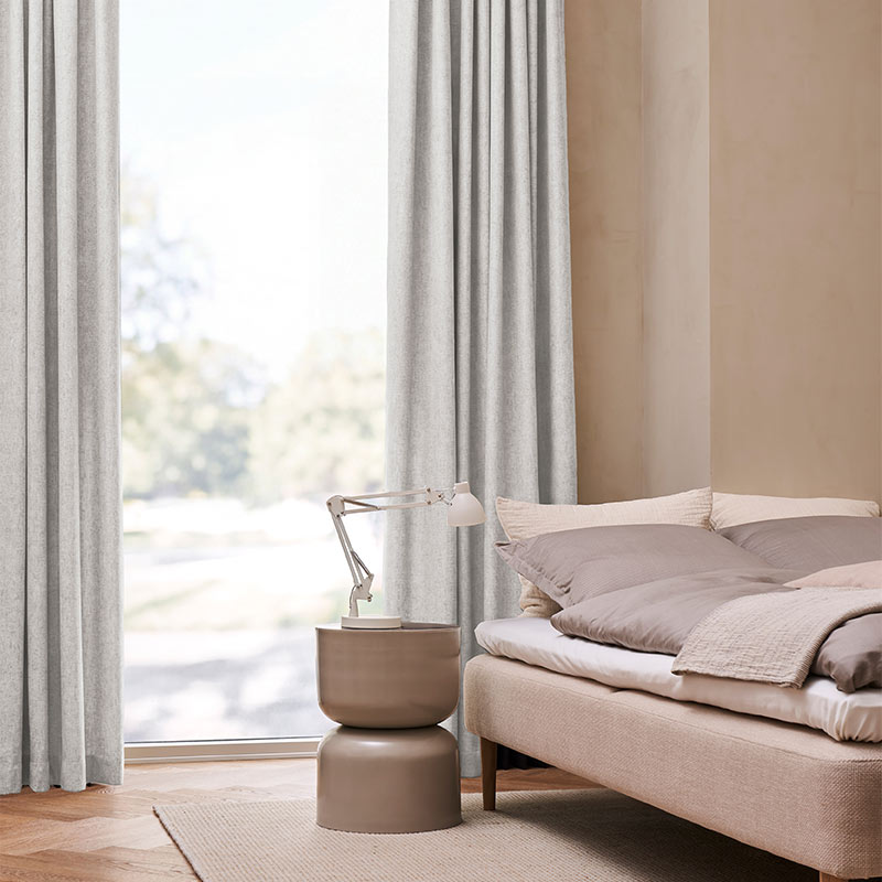 Stofgardin mørklægning Midnight - Off white