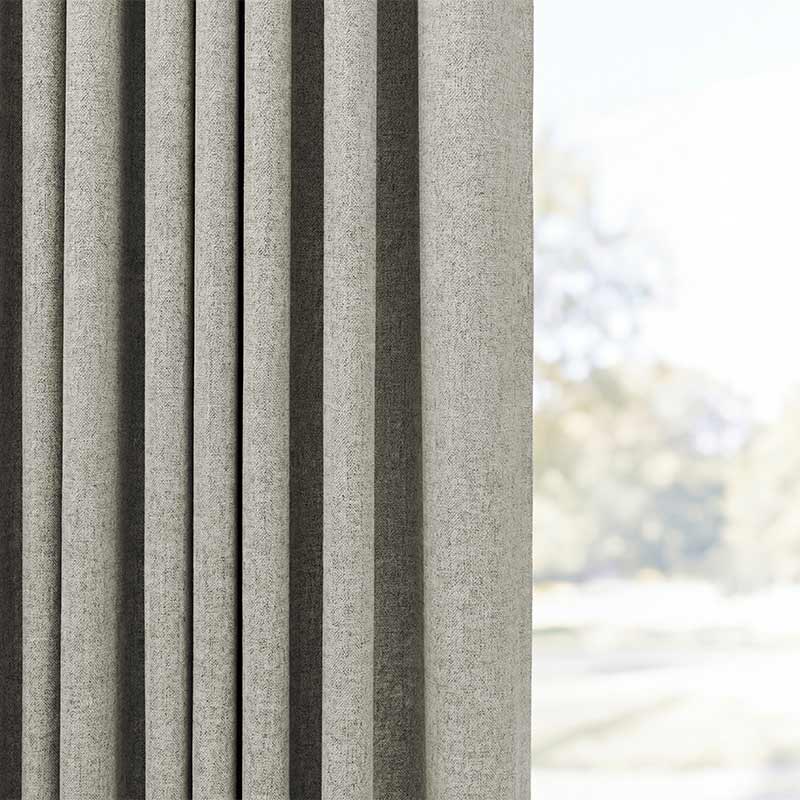 Stofgardin mørklægning Midnight - Ash taupe