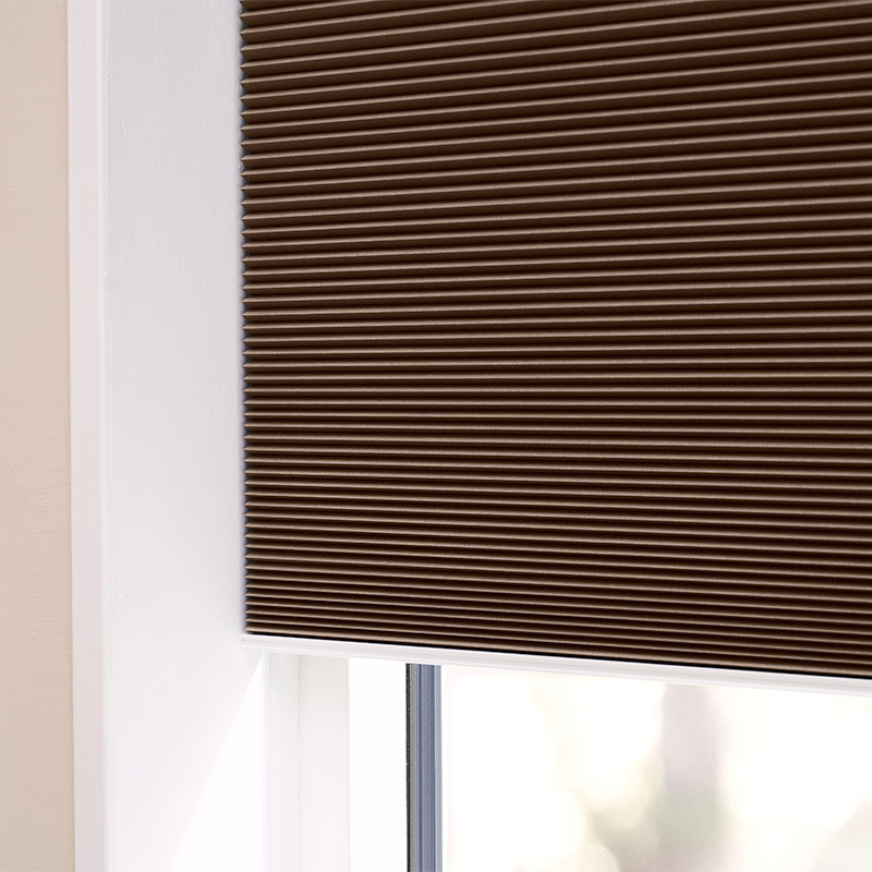 Plisségardin easylift m/greb Latte – Enkeltlag