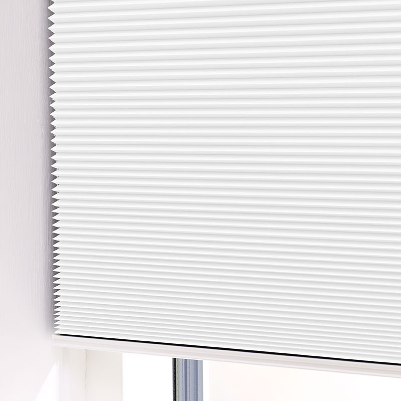 Plisségardin easylift m/greb Modehvid - Dobbeltlag