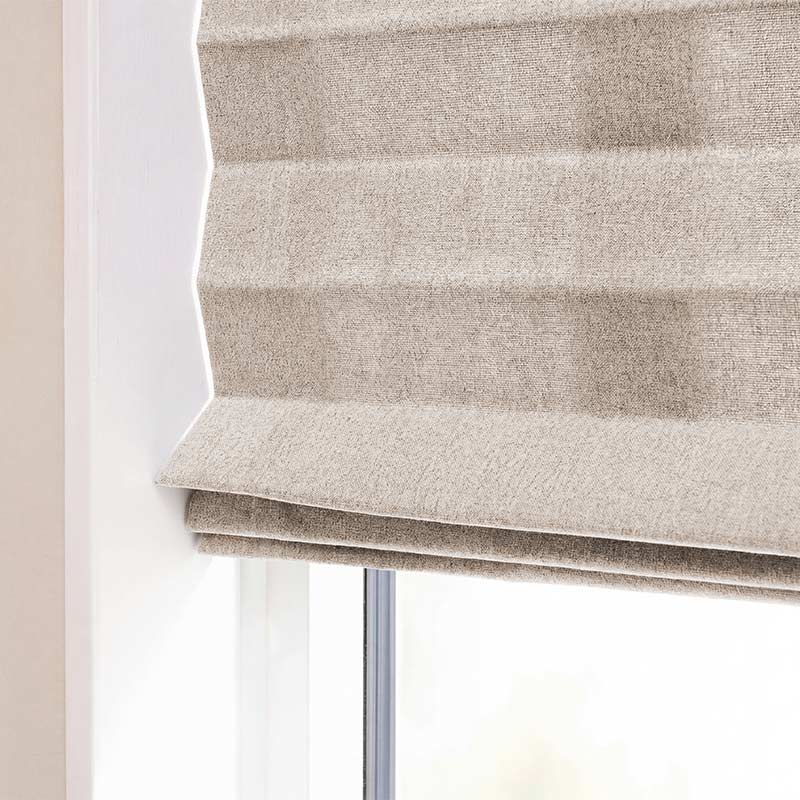 Foldegardin Divine - Khaki brun
