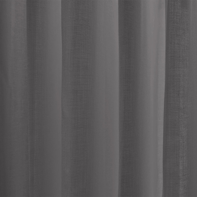 Stofgardin Dawn - Charcoal grå