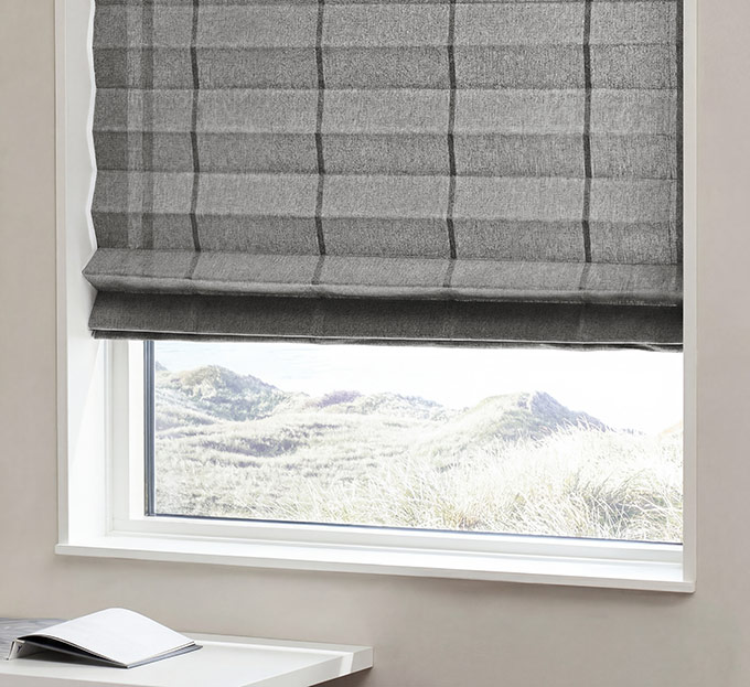 Foldegardin Tone - Charcoal