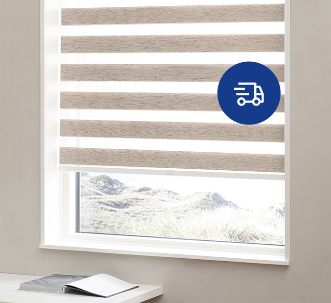 Xpress Duo rullegardin easylift m/greb Beige