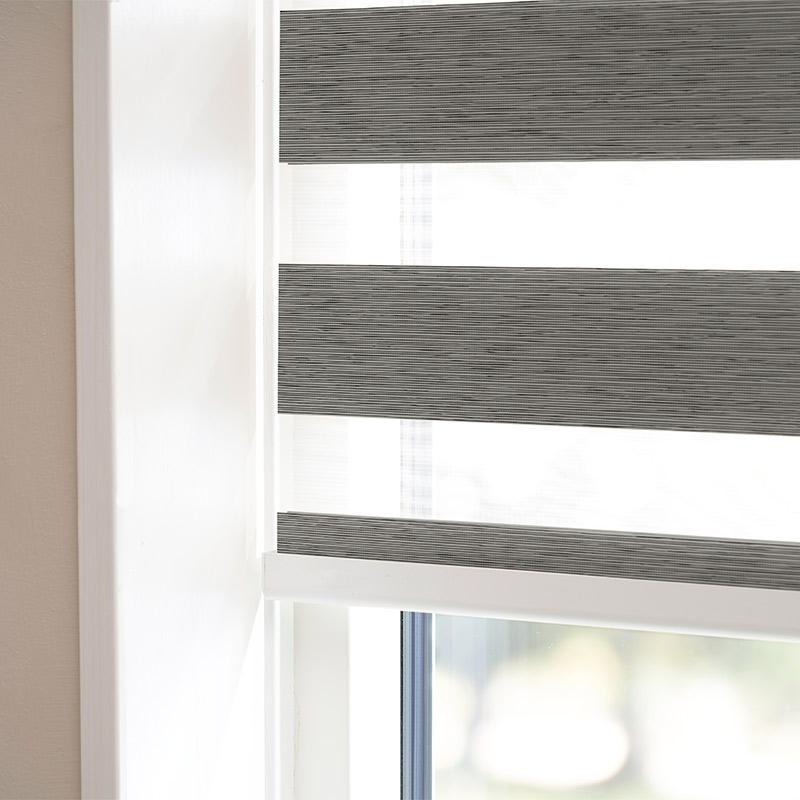 Xpress Duo rullegardin easylift m/greb Grå