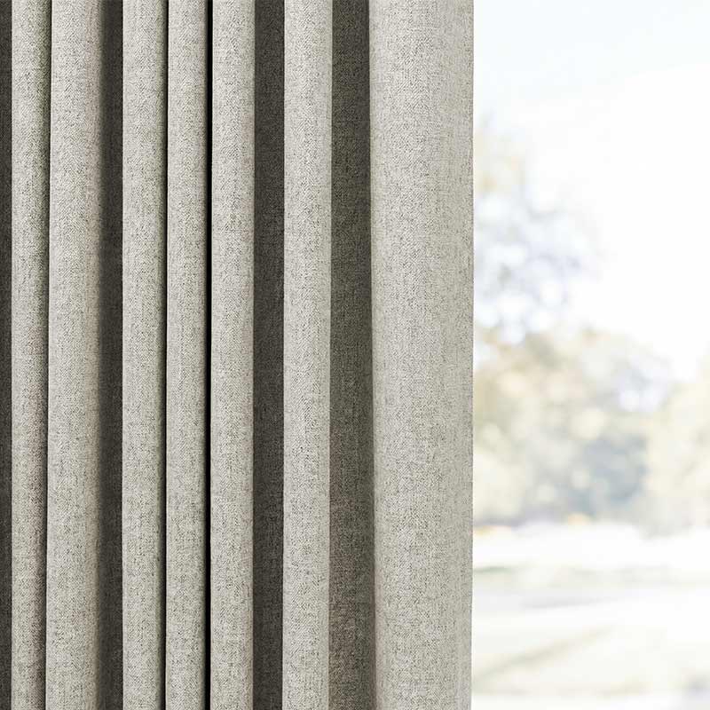 Stofgardin mørklægning Midnight - Taupe